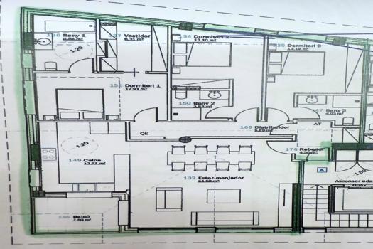 Penthouse de trois chambres à vendre à La Massana